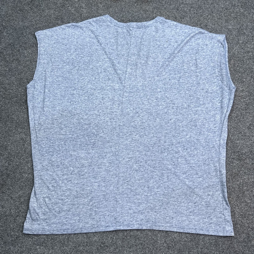 Victoria's Secret Lightweight Shirt Top Womens Size Small Light Gray V Neck - Picture 4 of 12